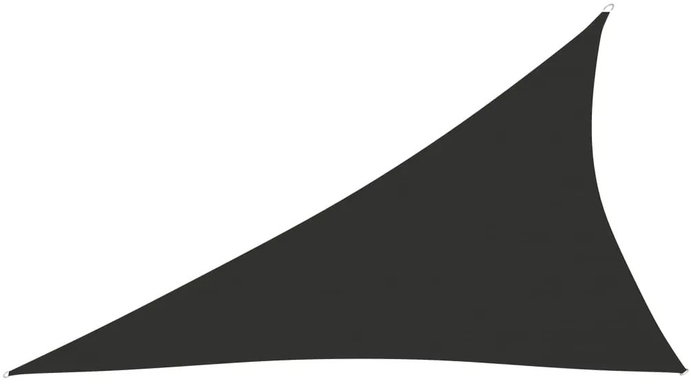 vidaXL Parasolar, antracit, 4x5x6,4 m, țesătură oxford, triunghiular