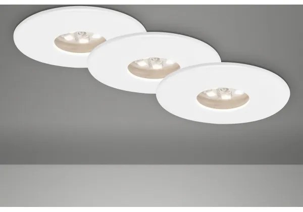 SET 3x corp de iluminat LED încastrat pentru baie Briloner 7240-036 ATTACH LED/1,8W/230V IP44 alb