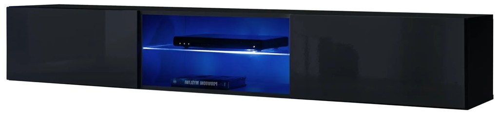 Masă TV/Dulap Southport 27 ZZ SW RTV 3 (negru + Negru lucios). 1024080