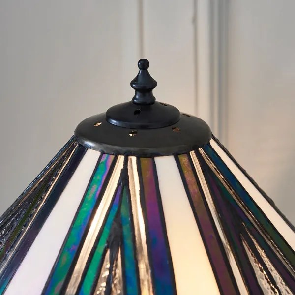 Endon 63939 - Lampă de masă Tiffany ASTORIA, 2 x E27, max. 60 W, 230 V, Ø 40 cm