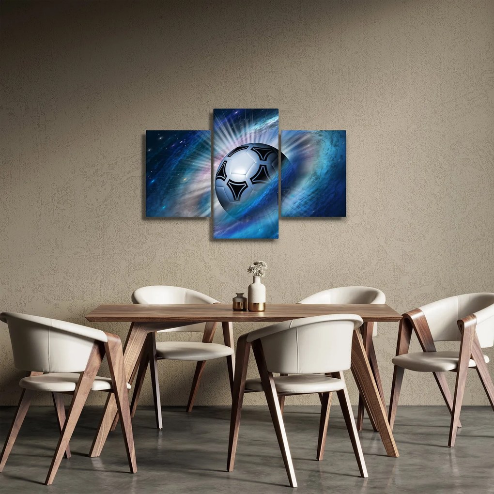 Tablou - Fotbal în spațiu (90x60 cm)