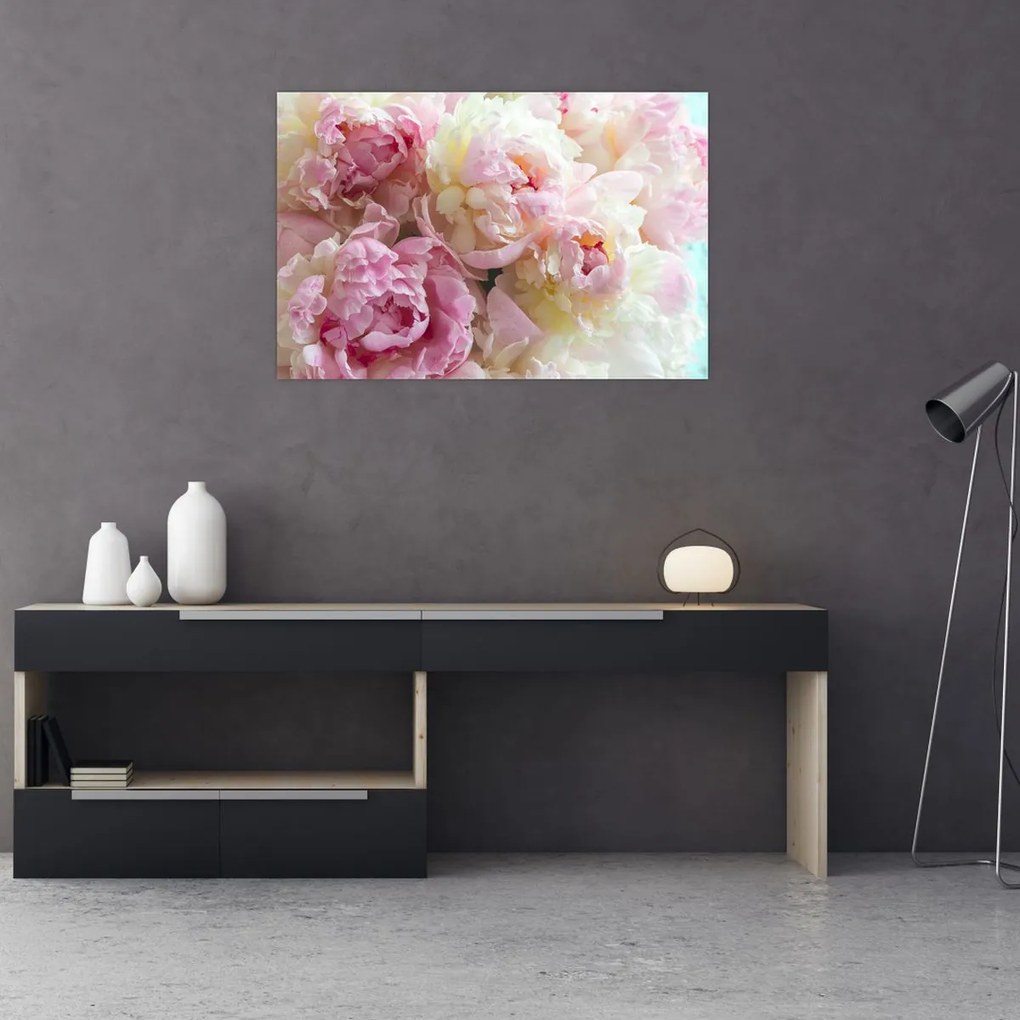 Tablou - Bujori (90x60 cm)