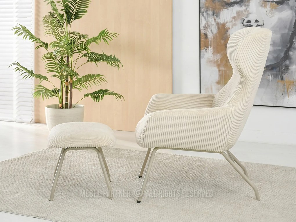 Fotoliu Condor (bej deschis + bej). Promo -20%. 1109987
