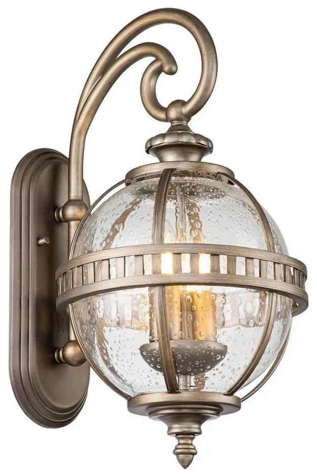 Aplică de exterior Kichler KL-HALLERON-2S-BU HALLERON 2xE14/40W/230V IP44