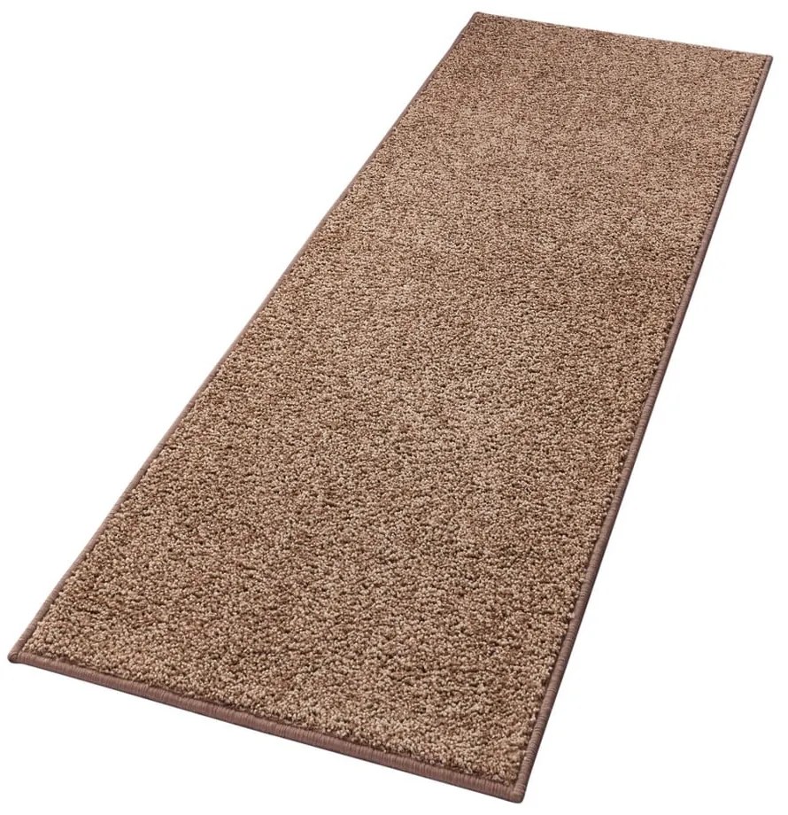 Covor Hanse Home Pure, 80x400 cm, maro