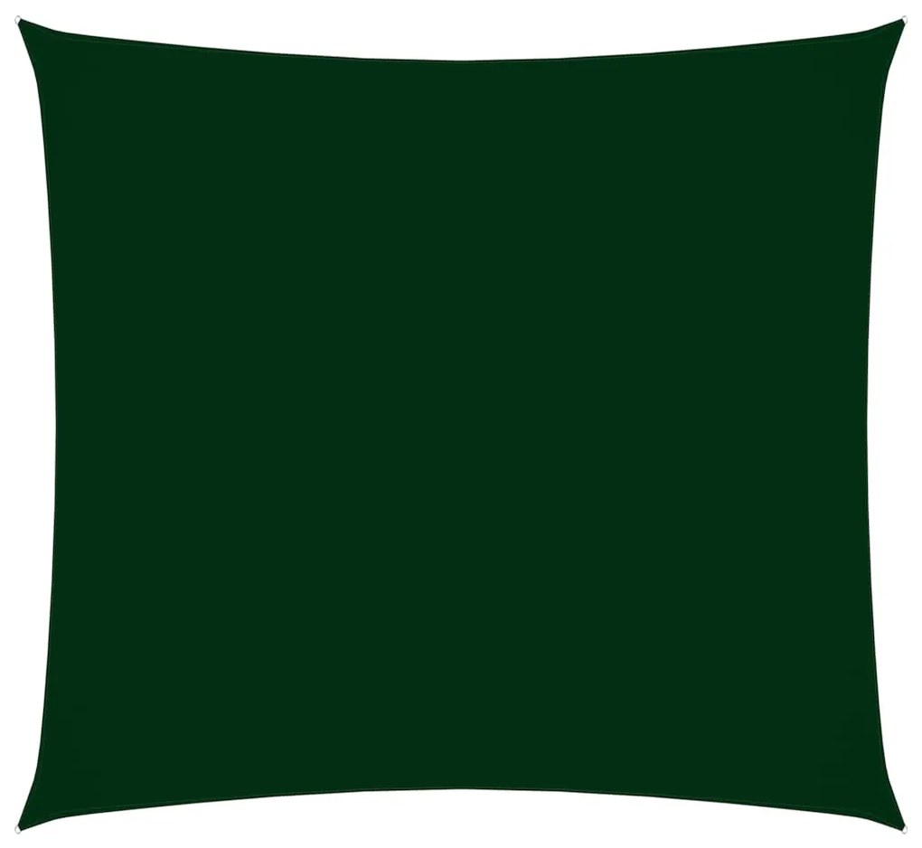 Parasolar, verde inchis, 4,5x4,5 m, tesatura oxford, patrat