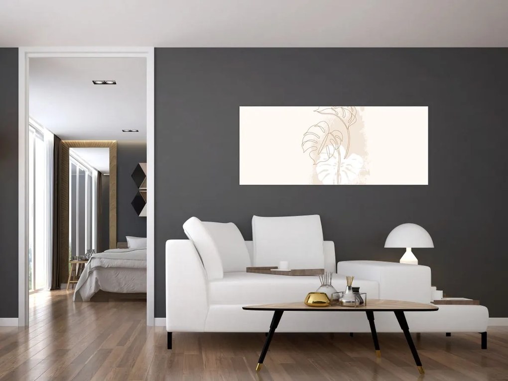 Tablou - Monstru de linie N⁰1 (120x50 cm)