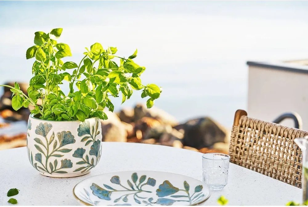 Ghiveci decorativ din ceramică pentru ierburi aromatice handmade ø 22,5 cm – House Nordic