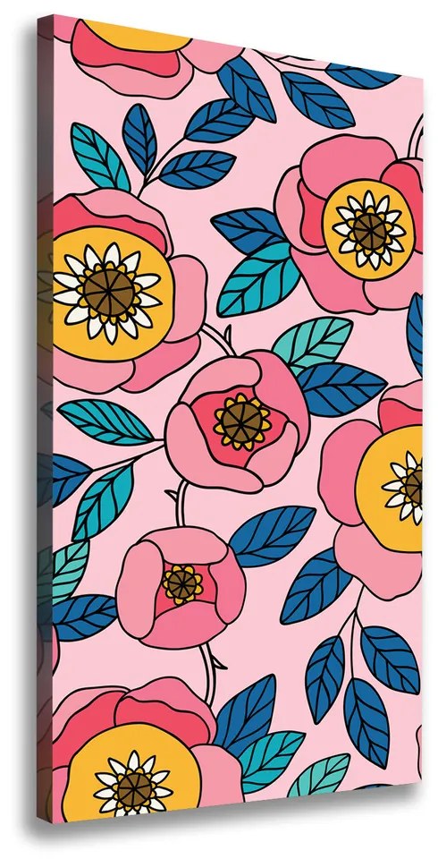 Imprimare tablou canvas Flori colorate