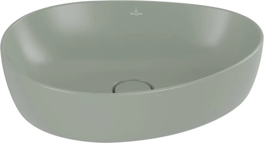 Lavoar pe blat Villeroy&Boch Antao TitanCeram Morning Green CeramicPlus 51x40 cm