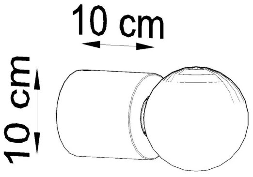 Aplică SALGADO 1xE27/60W/230V lemn