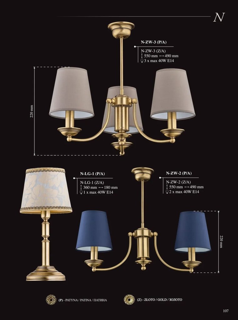 Candelabru 3 brate design clasic realizat manual N