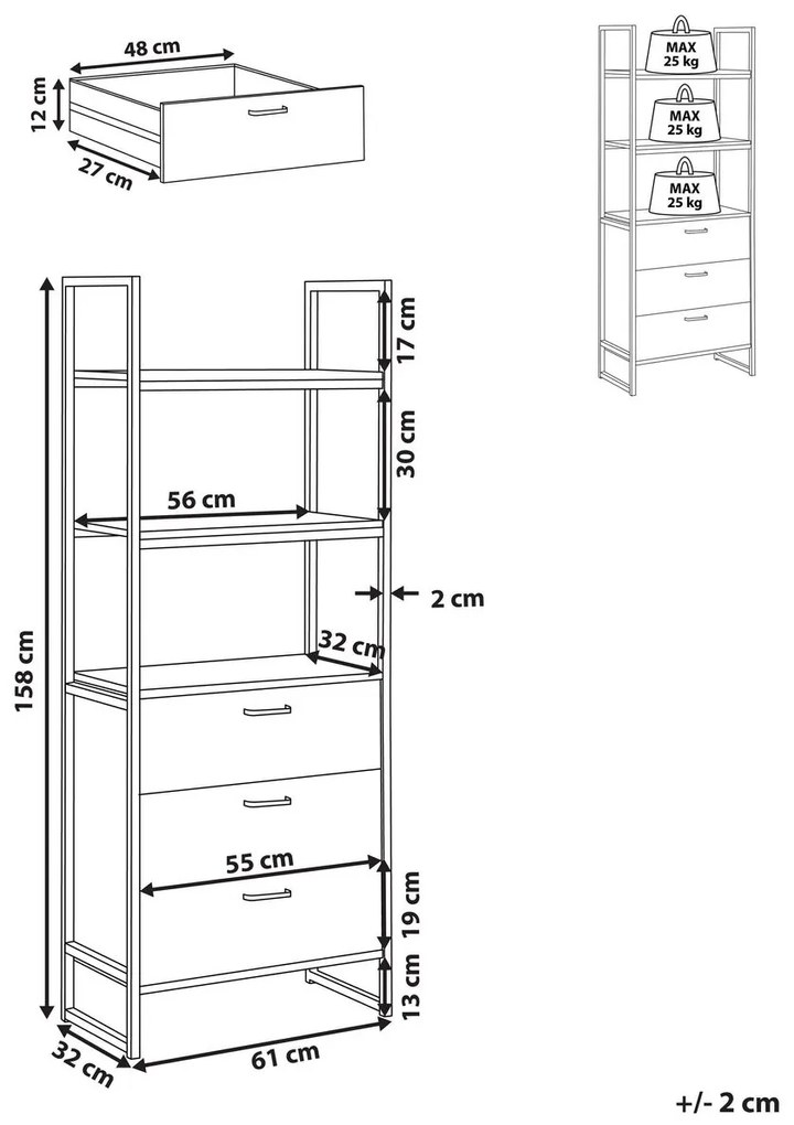 Raft Temesvar (lemn închis). Promo -48%. 1009348