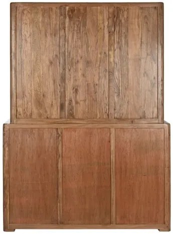 Vitrina, maro, din lemn de acacia, Aurum
