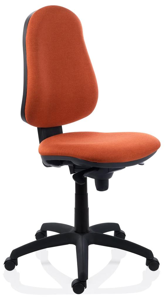 Scaun birou ergonomic Felix Syn, rotativ, textil,Portocaliu