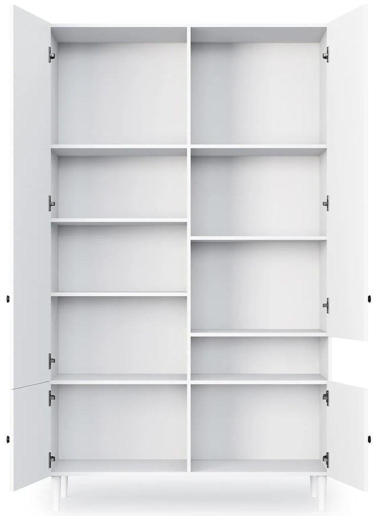 Dulap de haine DULLUM 120x205cm, albă