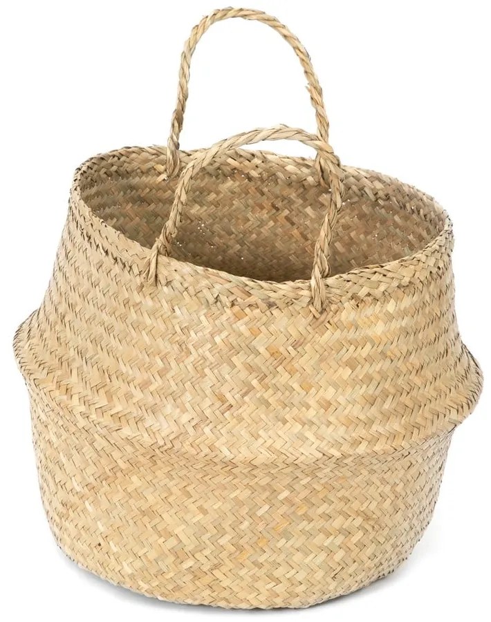 Coș depozitare din iarbă de mare Compactor Seagrass Basket, ⌀ 35 cm