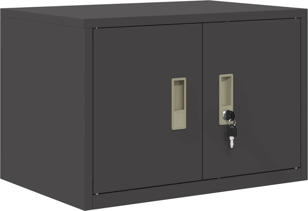 vidaXL Dulap de depozitare Negru 60 x 40 x 40 cm Oțel