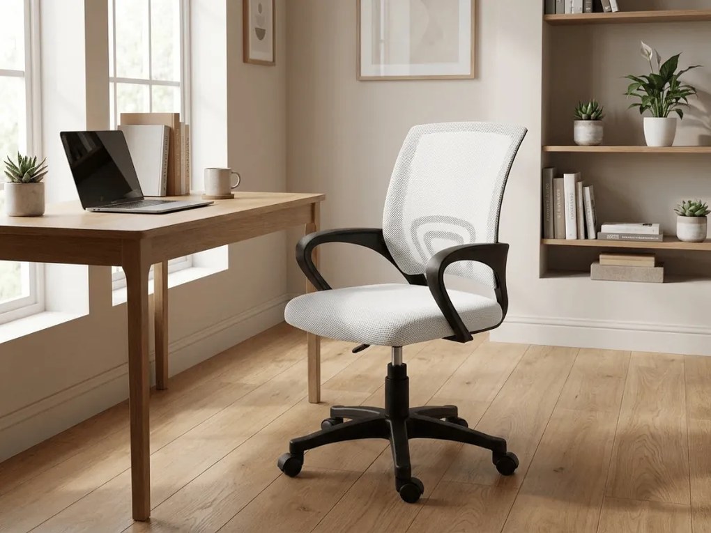 Scaun alb de birou JETTA