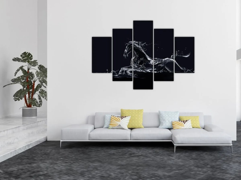 Tablou - Cal și apă (150x105 cm)