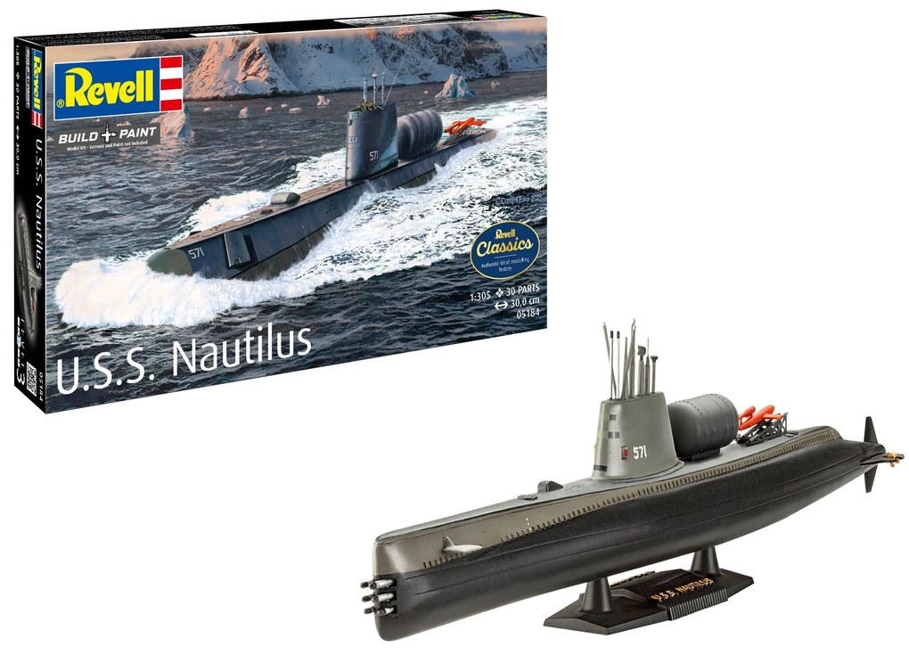NAVOMODEL U.S.S. NAUTILUS - REVELL (RV05184)
