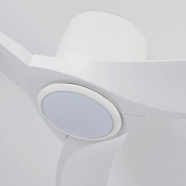 ZEVENTI - Ventilator de tavan LED ORBITO LED/24W/230V Wi-Fi Tuya alb + telecomandă