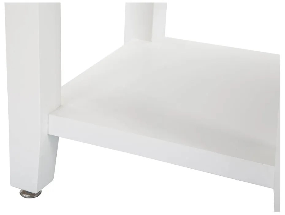 Noptieră albă din lemn masiv de brad Shine – Mauro Ferretti