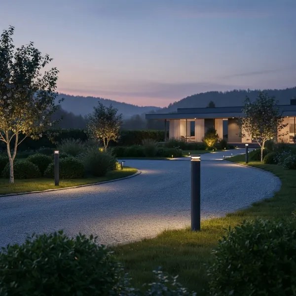 Lampă LED de exterior Ideal Lux BOEING LED/14W/230V 100 cm IP65 antracit