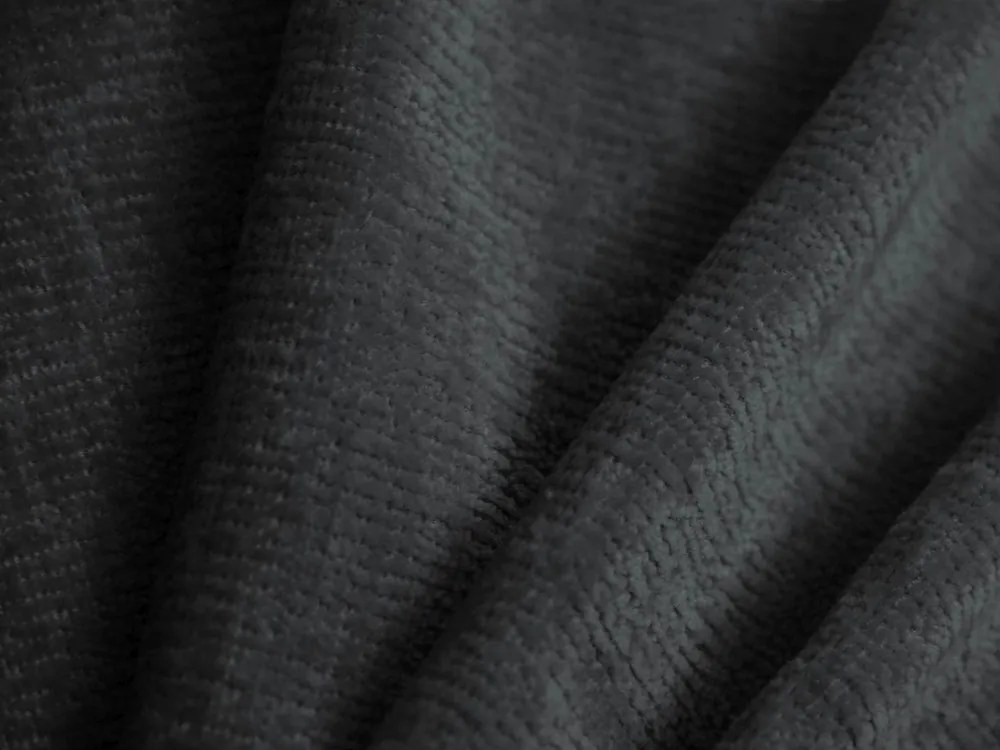 Pat matrimonial gri închis tapițat cu spațiu de depozitare cu somieră 160x200 cm Ovalo – Micadoni