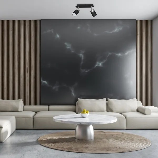 Spot JOKER 2xGU10/25W/230V negru/crom lucios