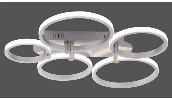 Leuchten Direkt - Lustră LED aplicată JOHANNA 2xLED/11,5W/230V+2xLED/9W+LED/7W