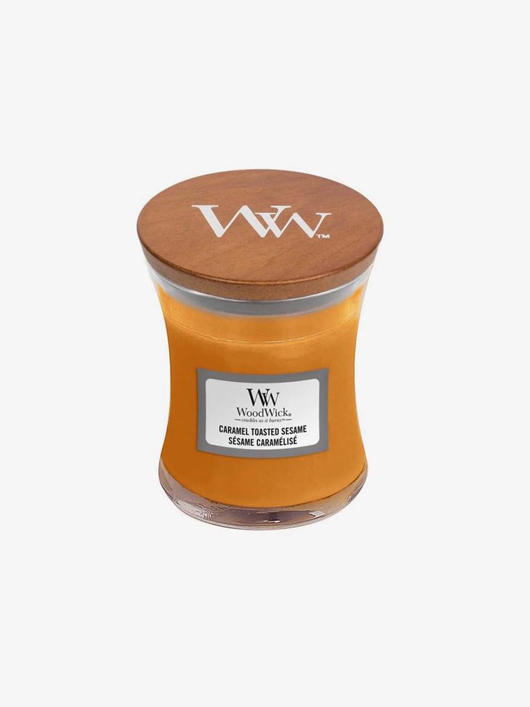 WoodWick parfumata lumanare Caramel Toasted Sesame vaza medie