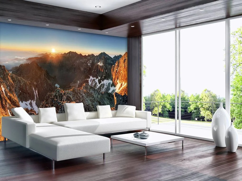Fototapet - Rysy- Munții Tatra din Slovacia (152,5x104 cm)