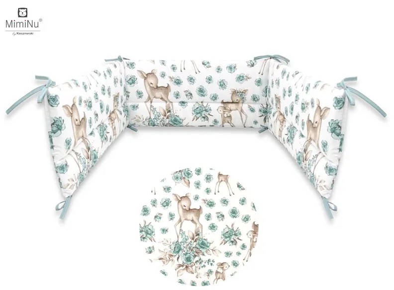 Aparatoare patut 120x60 cm Sweet Deer Mint