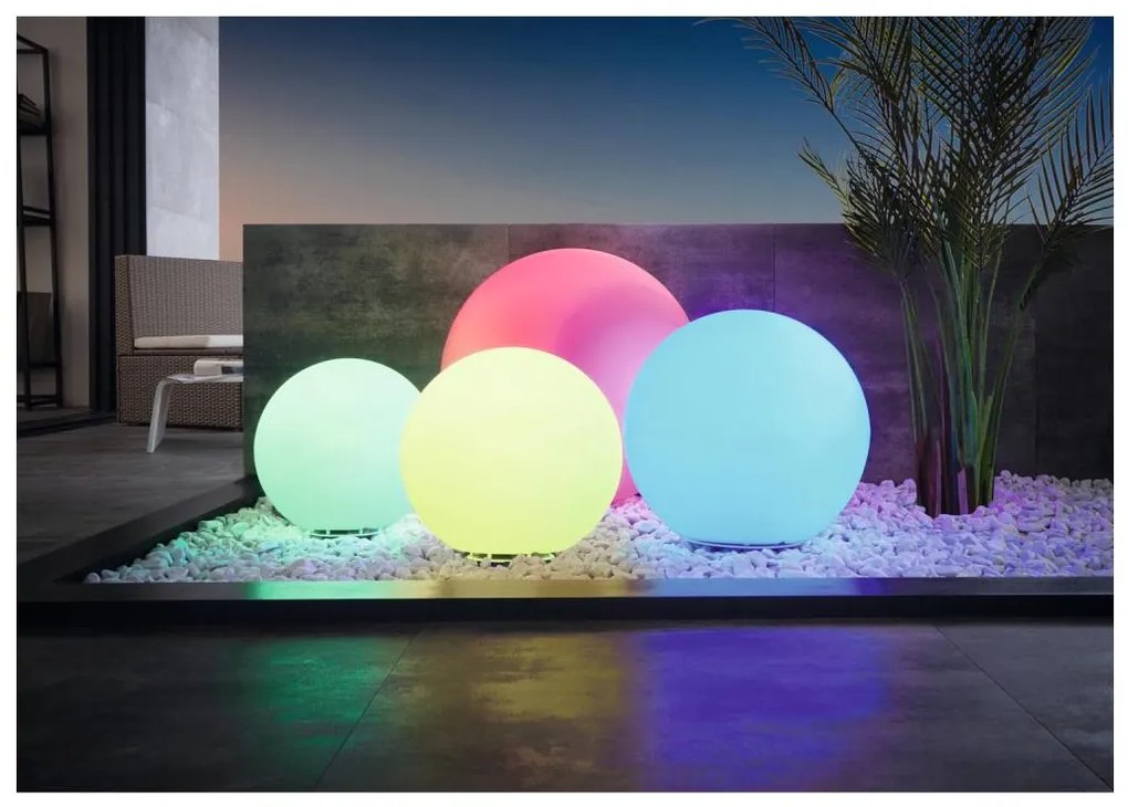 Eglo 900268 - Lampă LED RGB reglabilă exterior 1xE27/9W/230V 2700-6500K IP65