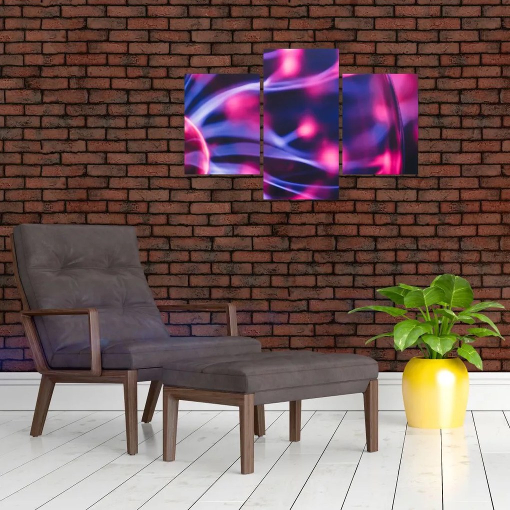 Tablou abstract mov (90x60 cm)