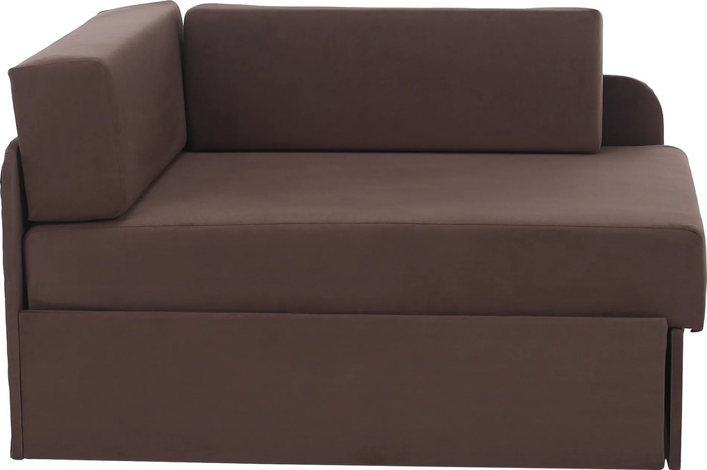 Canapea extensibilă, maro Taupe, MONTES UNI