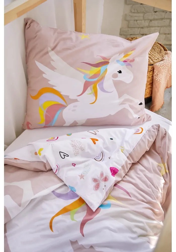 Lenjerie de pat pentru copii din bumbac 140x200 cm Unicorn – Bonami Selection