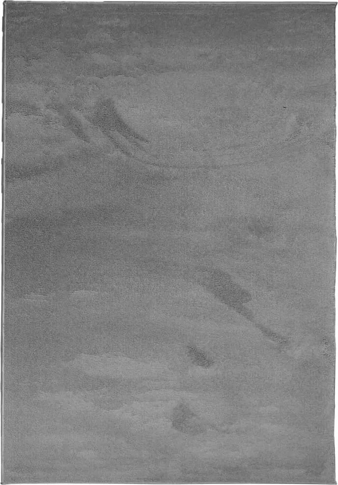vidaXL Covor „OVIEDO”, fire scurte, antracit, 140x200 cm