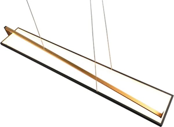 Trio - Lustră LED reglabilă suspendată pe cablu EDGE LED/35W/230V 2300/3000/4000K, negru