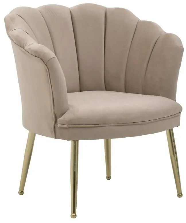 Fotoliu Beige Gold 78cm x 61cm x 81cm