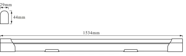 Osram - Corp LED pentru montaj sub dulap BATTEN 24W/230V 153,4 cm