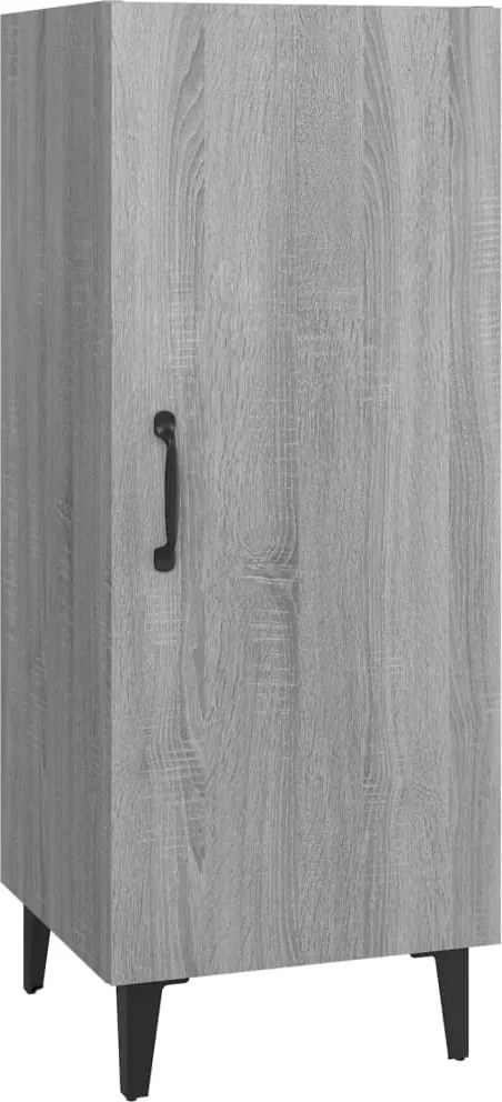 vidaXL Servantă, gri sonoma, 34,5x34x90 cm, lemn prelucrat