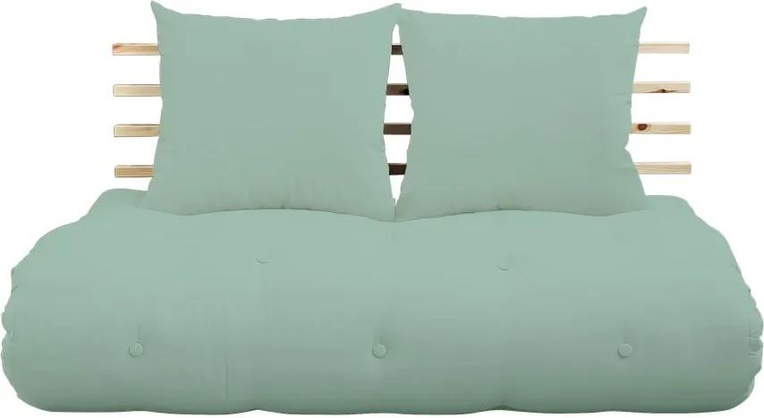 Canapea variabilă Karup Design Shin Sano Natural/Mint