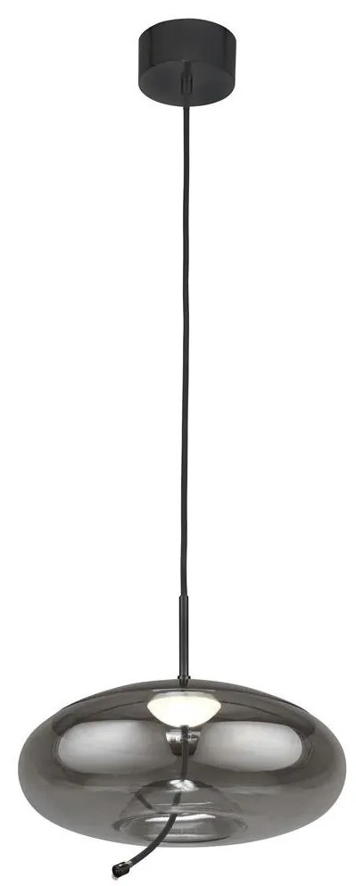 Lustra, Pendul LED design modern minimalist Lisbon fumuriu