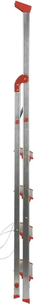 Rolser Scări din aluminiu Brico pentru uz profesional EN131, 5 trepte