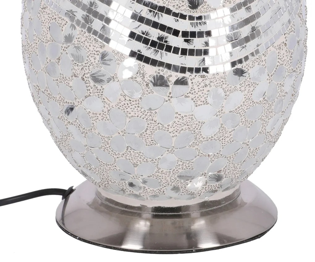 Lampa de masa Mozaic Silver h 31,5 cm