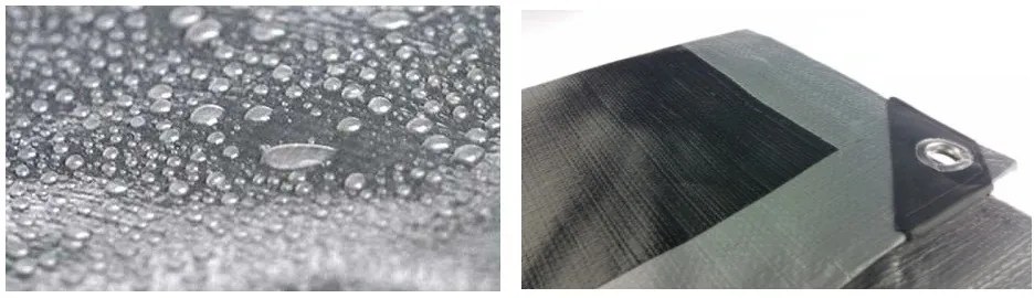 Prelată argintie impermeabilă 3m x 5m