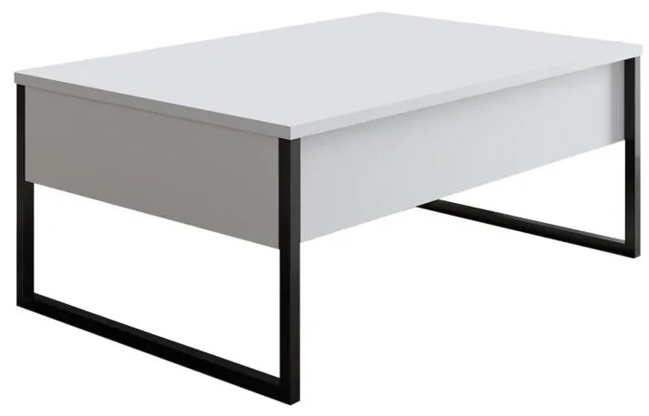Set de mobilier pentru living Luxe, Alb Negru