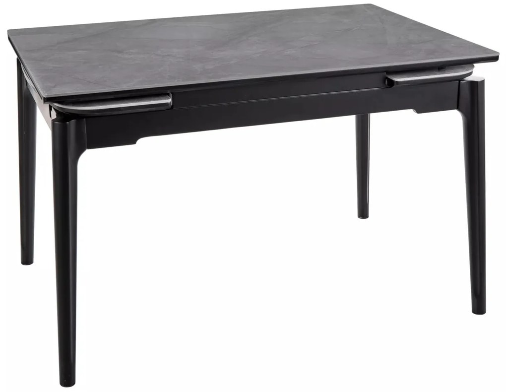 Masa extensibila Sento gri/negru L120-180xl80 cm